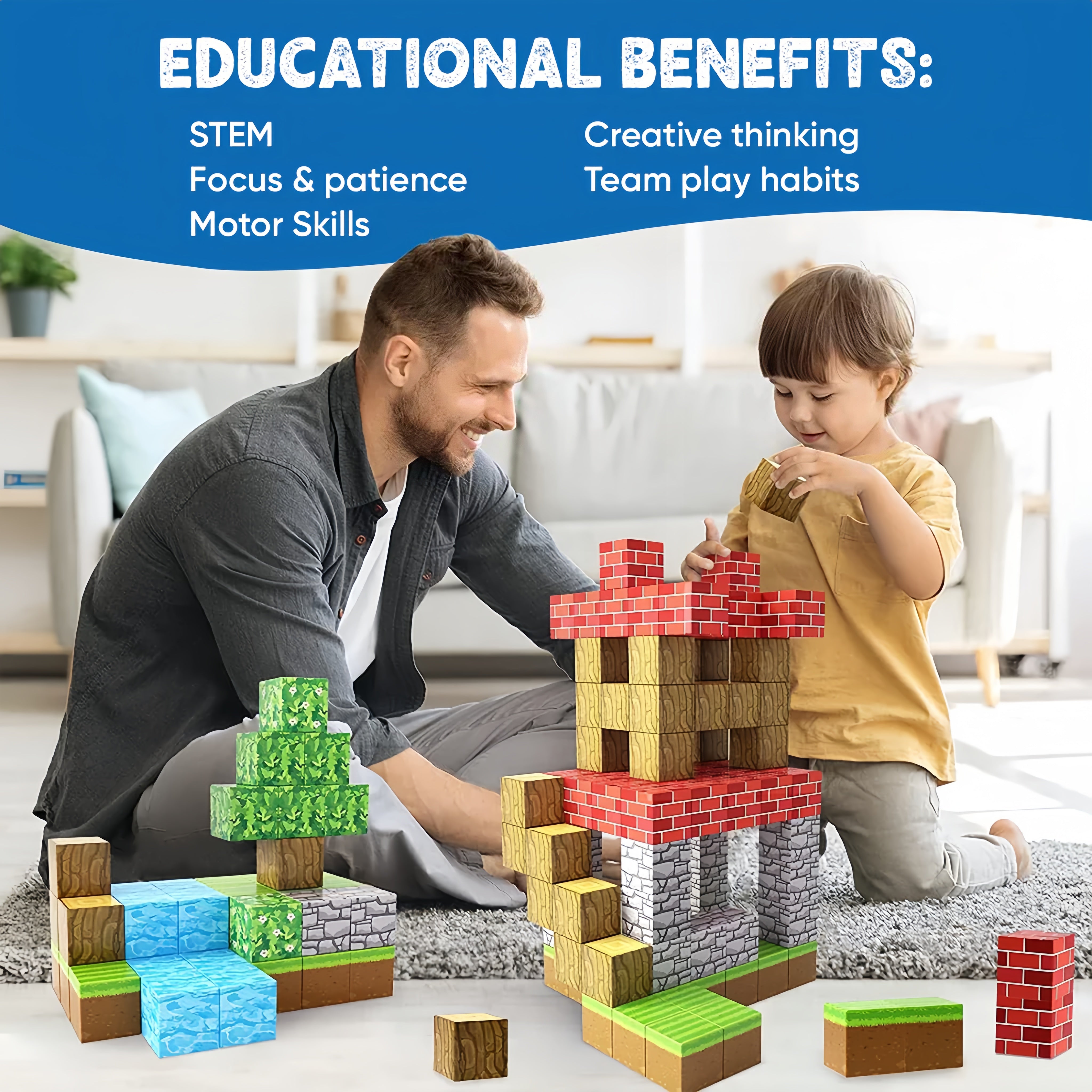 KiddoCraft - Magnetic Building Blocks
