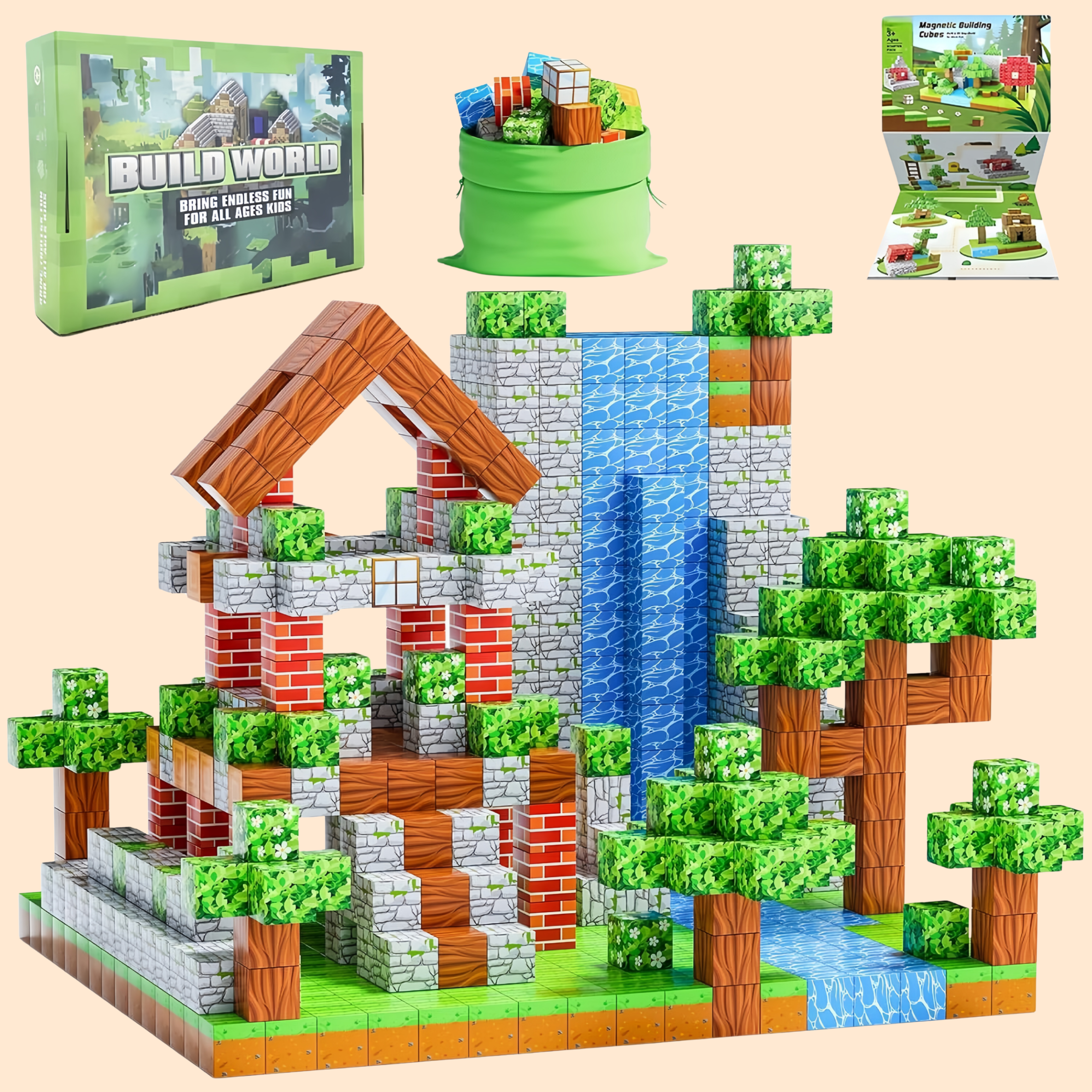 KiddoCraft - Magnetic Building Blocks
