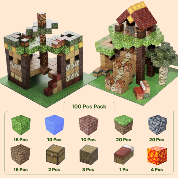 KiddoCraft - Magnetic Building Blocks